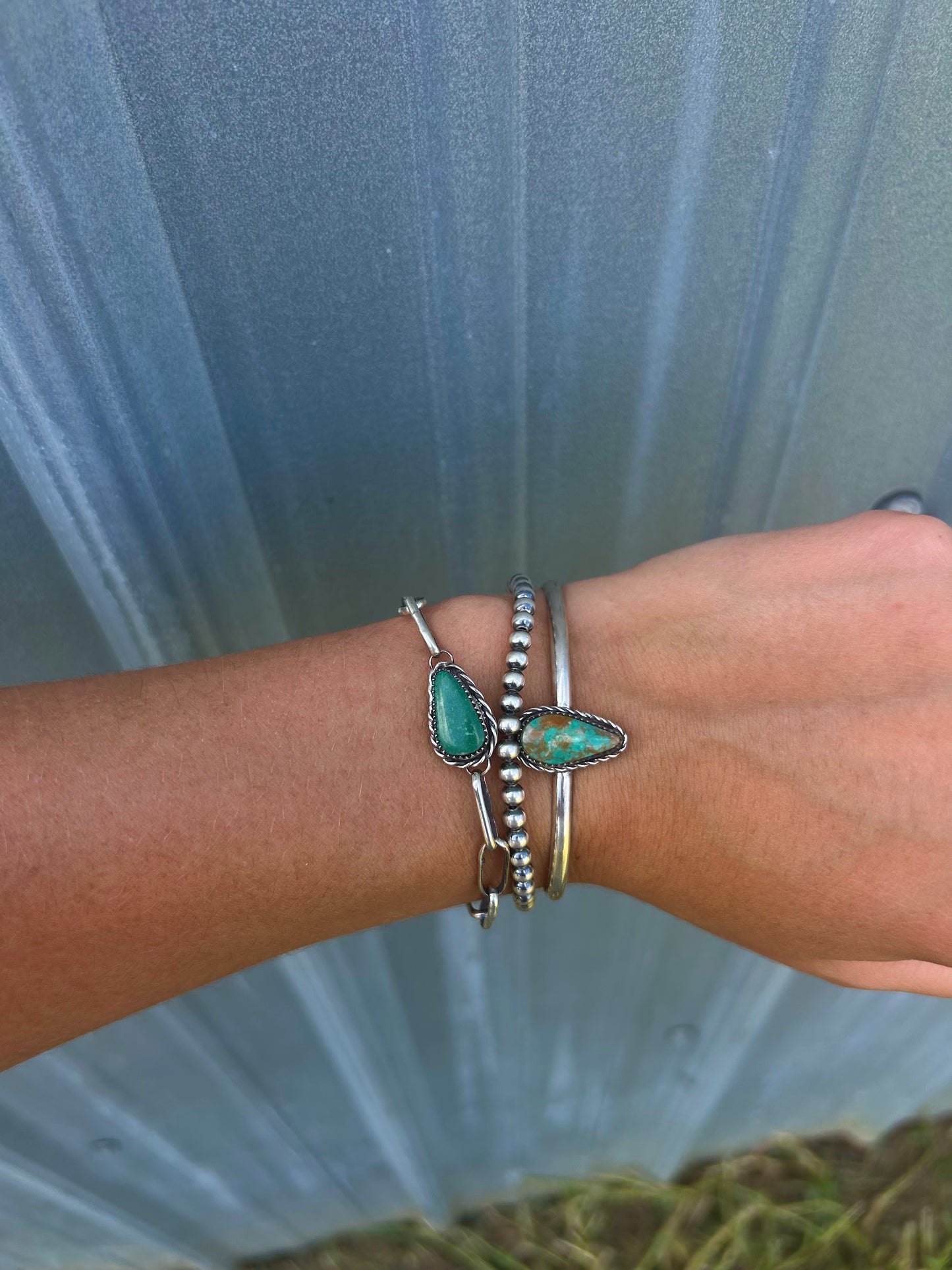 Green Turquoise Bracelet