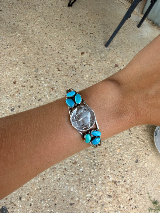 Buffalo Coin Cuff