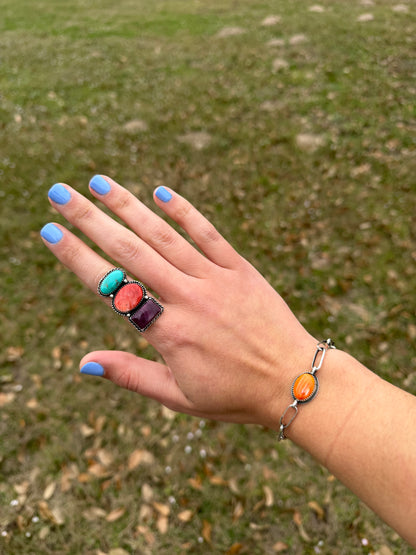 Adjustable Tri-Color Ring
