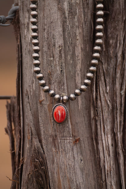 Red Spiny Hook-On Pendant