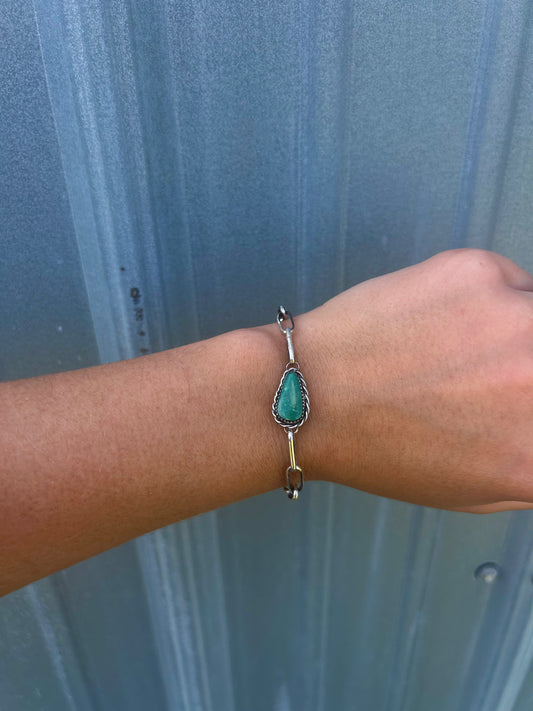Green Turquoise Bracelet